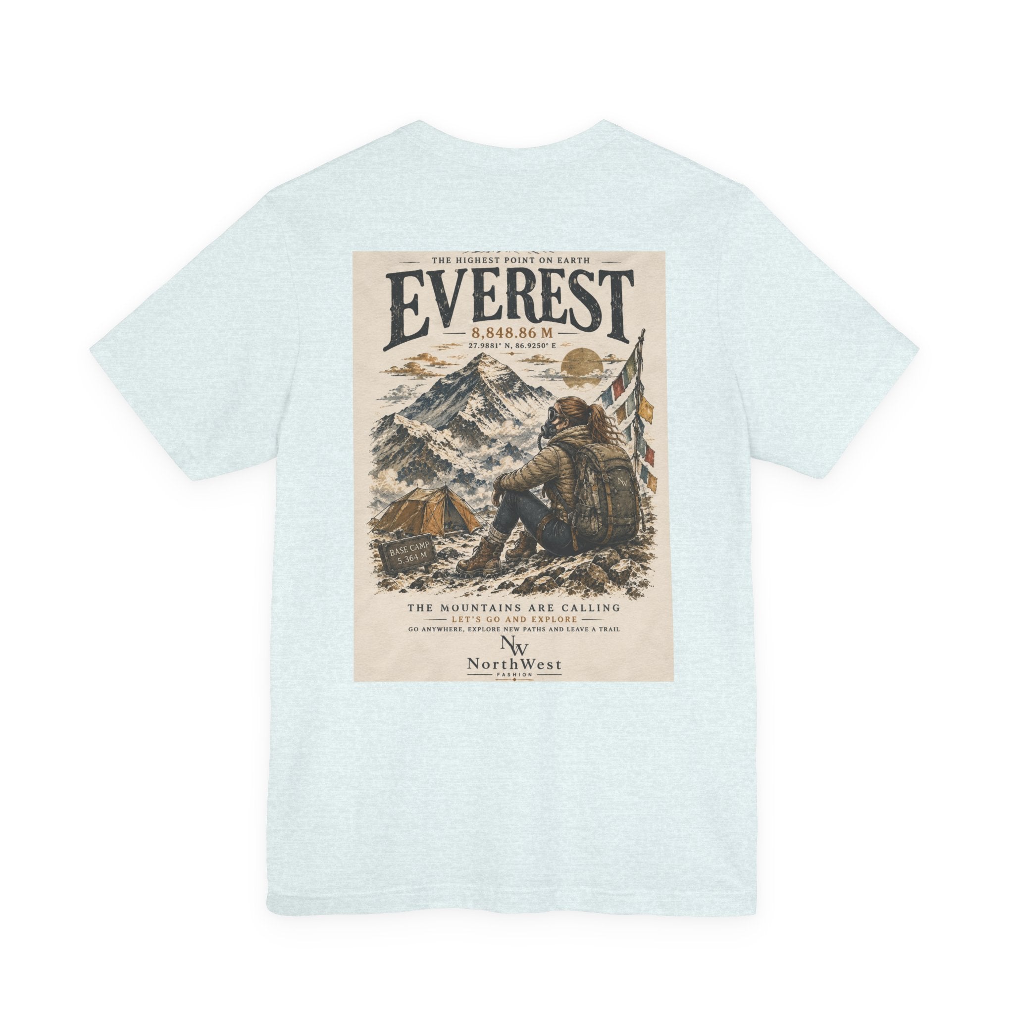 Everest Adventure Tee — Mountain Climber Vintage Graphic T‑Shirt