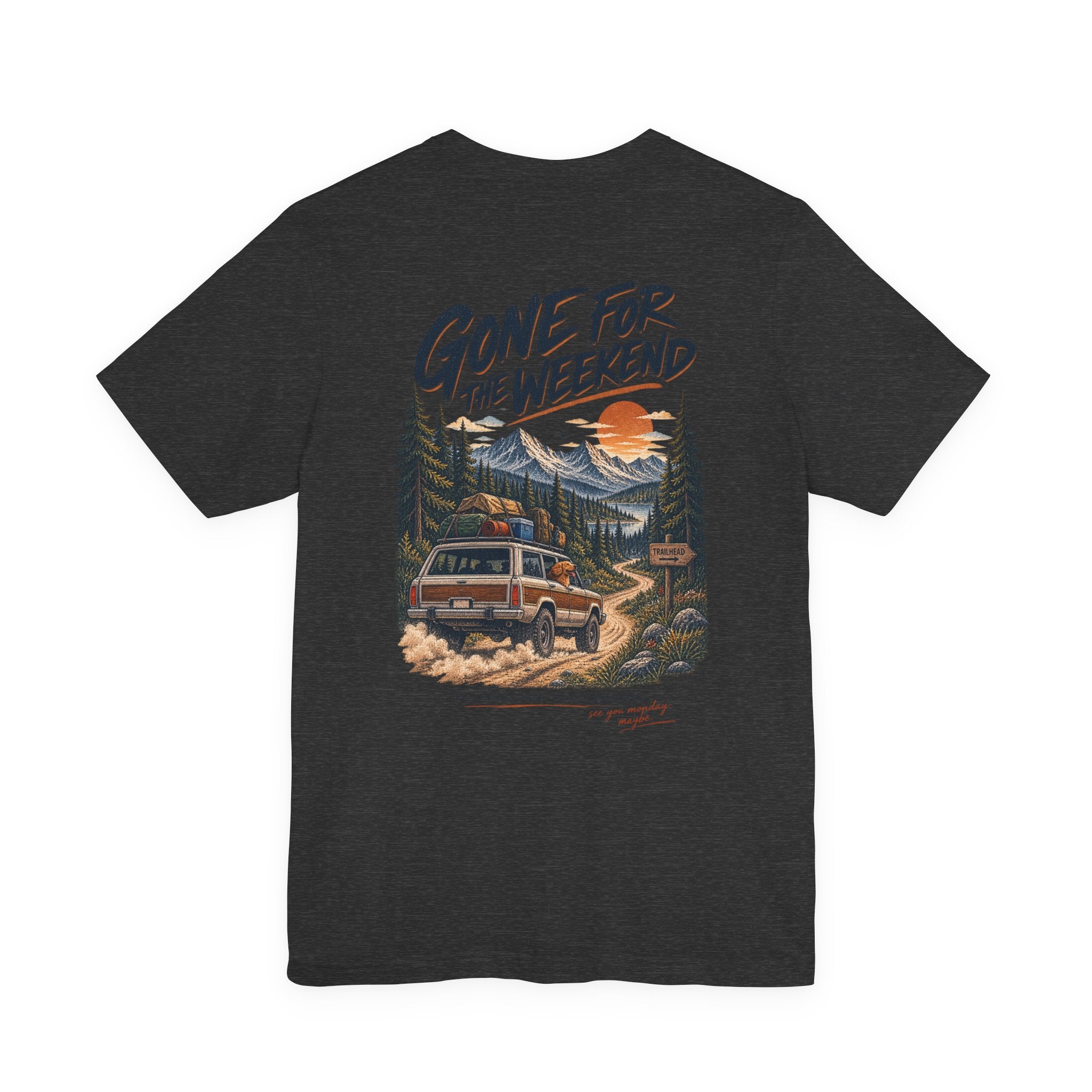 Adventure Tee — "Gone for the Weekend" Off‑Road Van Graphic T‑Shirt