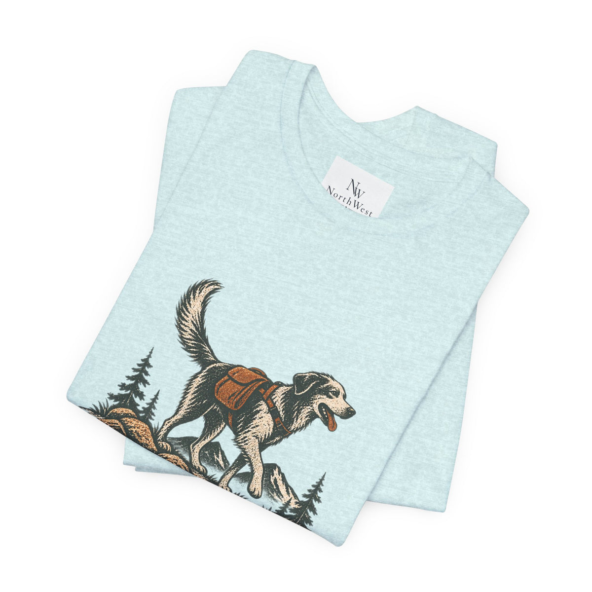 Trail Dog Tee — "Trails Are Better With Dogs" Outdoor Hiking Shirt