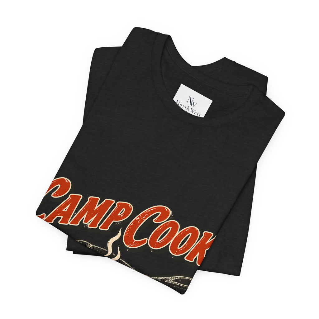 Camp Cook T‑Shirt — “Breakfast Tastes Better Outside” Camping Tee