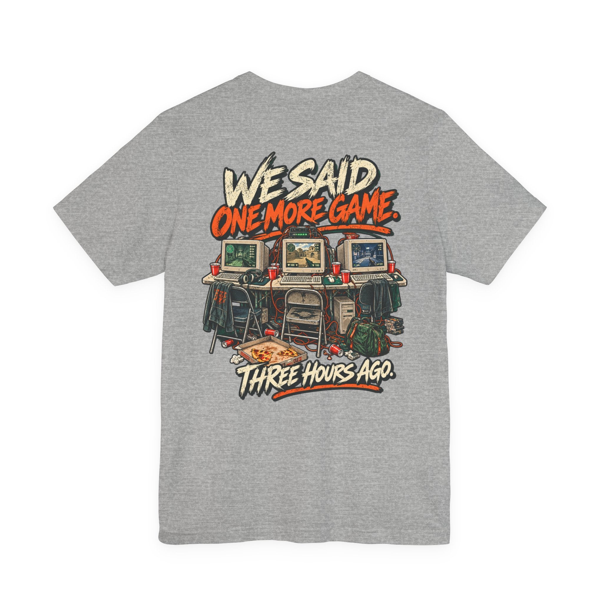 Gaming Tee — "One More Game" Retro LAN Party T-Shirt