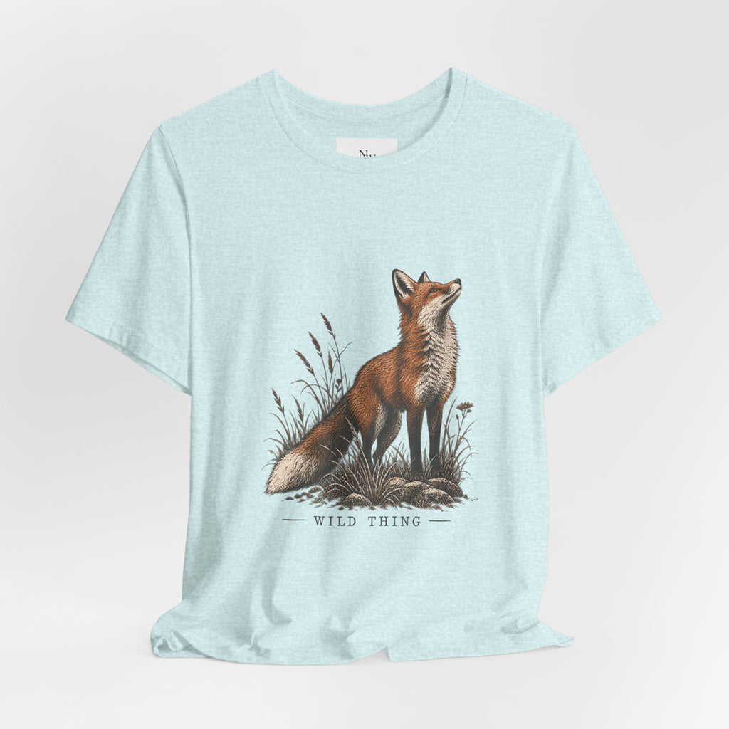 Wild Things Fox Tee — Woodland Nature Graphic T-Shirt