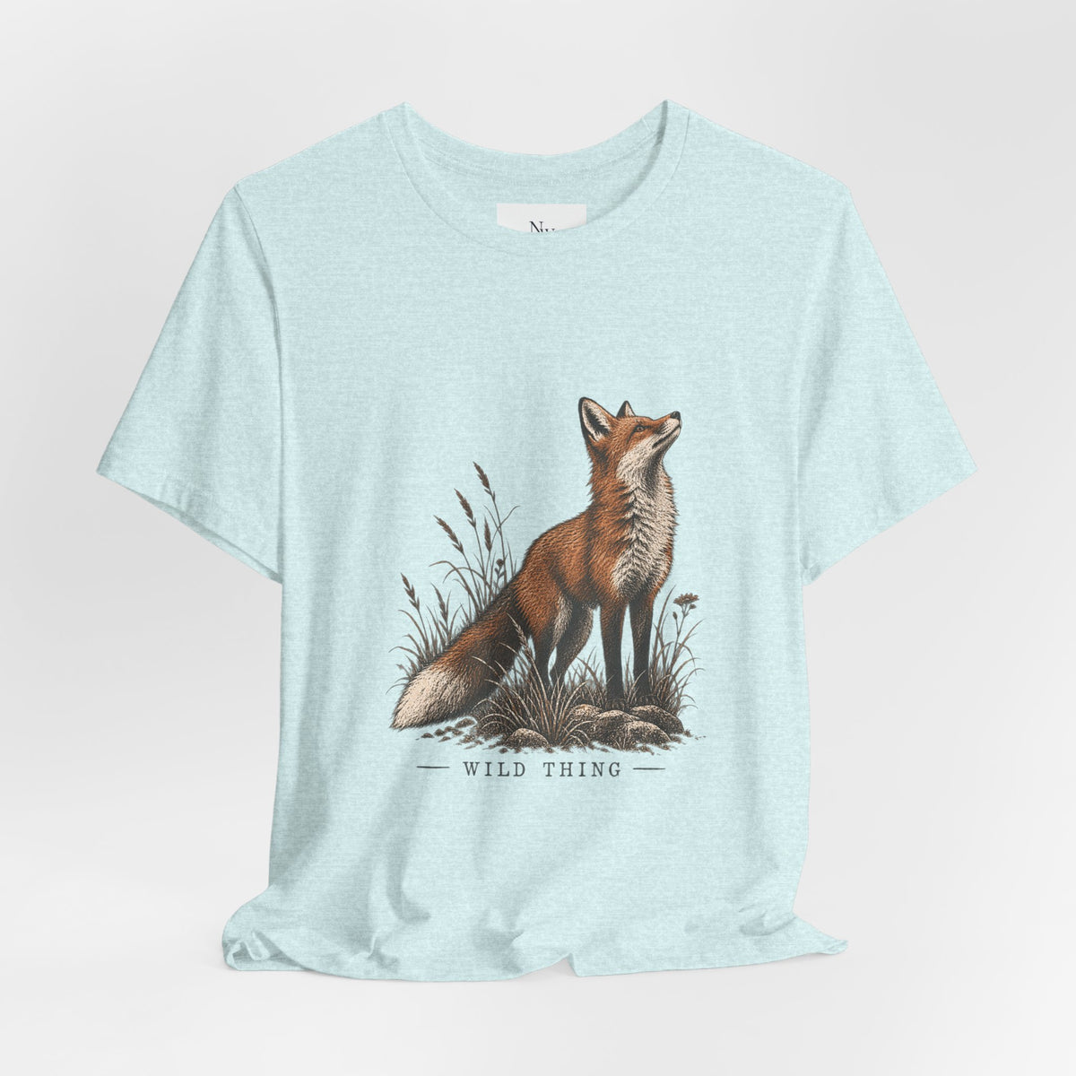Wild Things Fox Tee — Woodland Nature Graphic T-Shirt