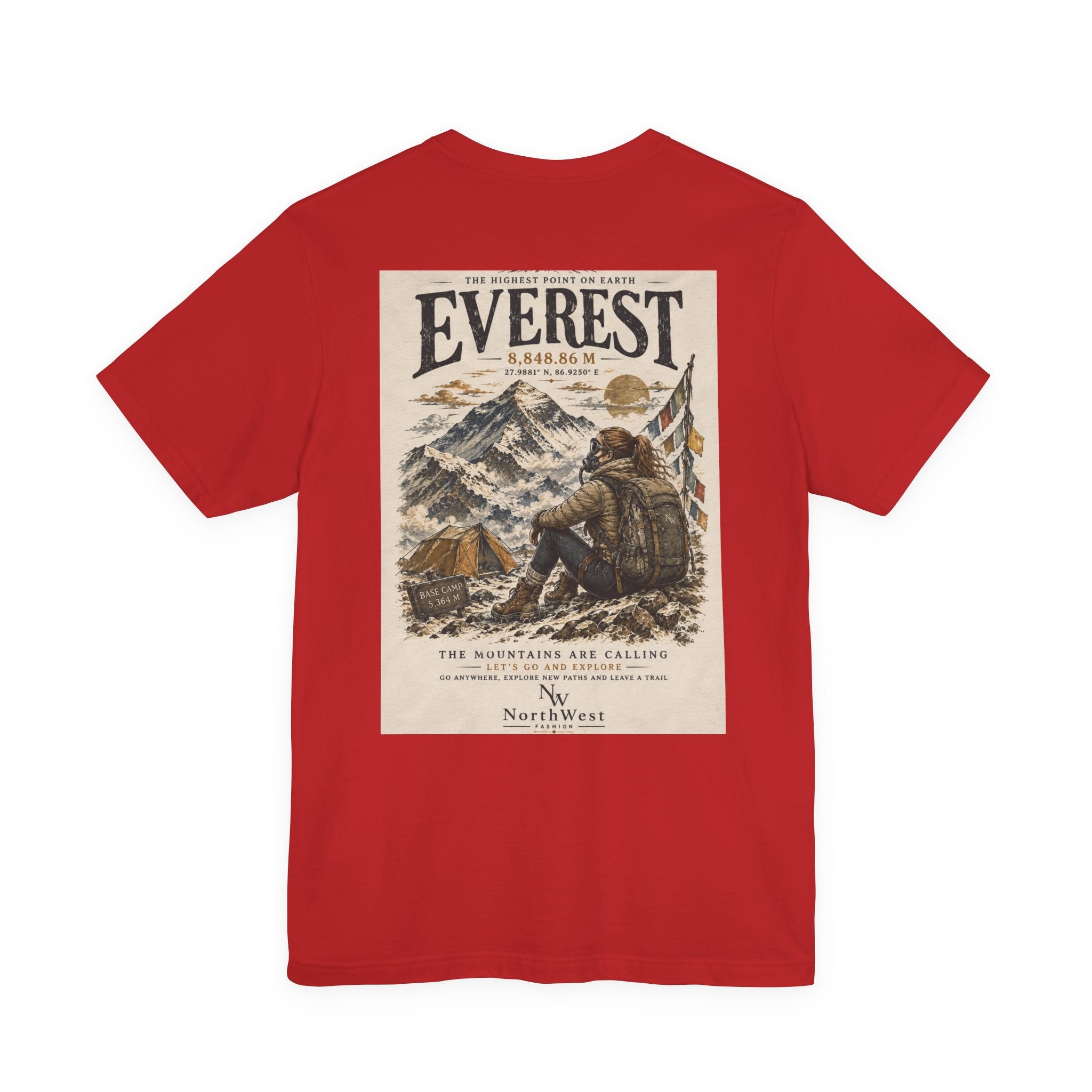 Everest Adventure Tee — Mountain Climber Vintage Graphic T‑Shirt