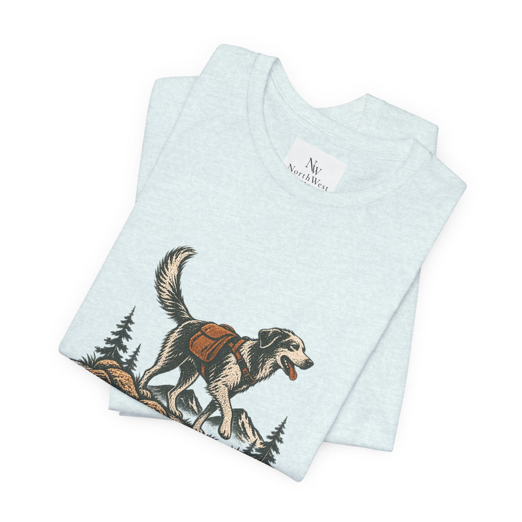Trail Dog Tee — "Trails Are Better With Dogs" Outdoor Hiking Shirt