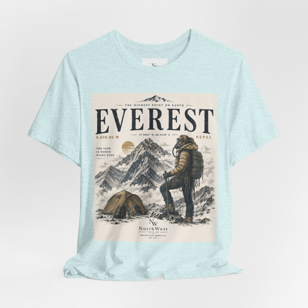 Everest Adventure Tee — Mountain Climber Vintage Graphic T‑Shirt
