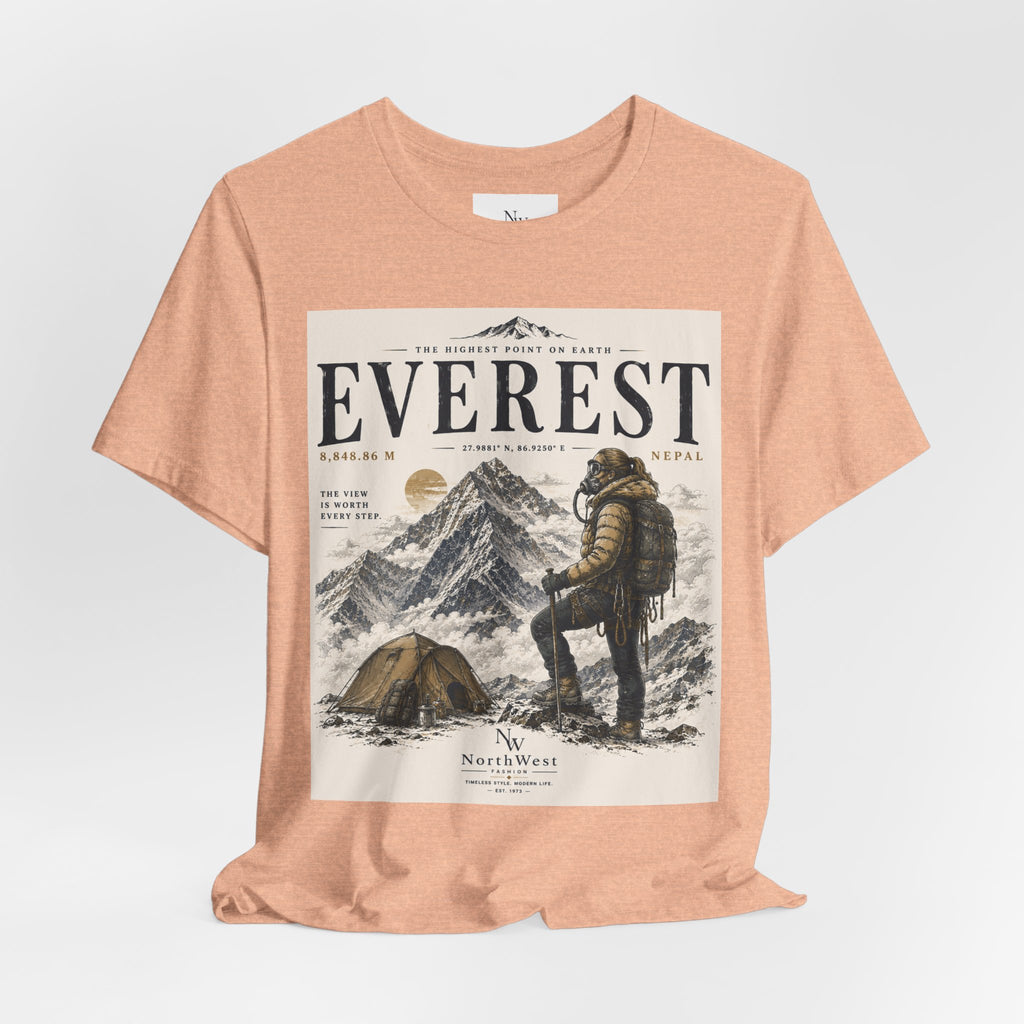 Everest Adventure Tee — Mountain Climber Vintage Graphic T‑Shirt