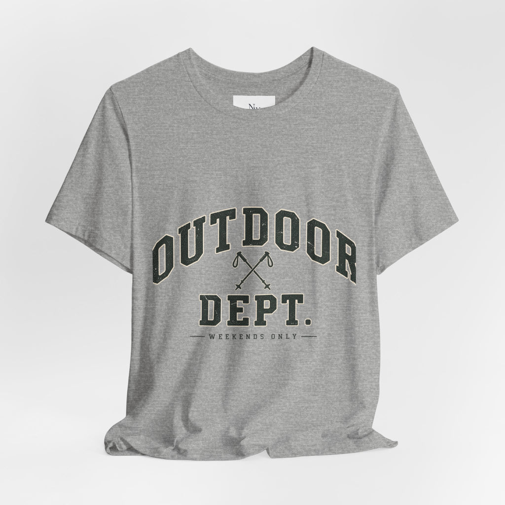 Outdoor Dept. Graphic Tee — Adventure Camping T-Shirt