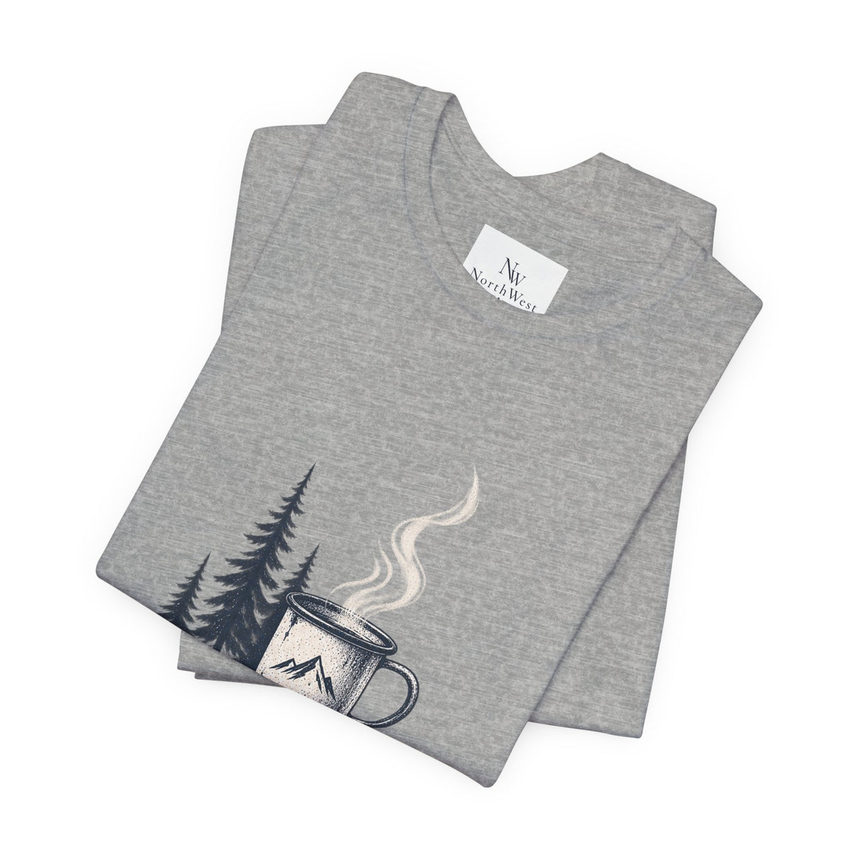 5:42 AM Camping T‑Shirt — "Before Everyone Else" Morning Coffee & Mountain Tee