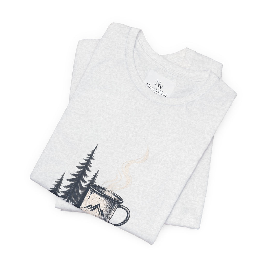 5:42 AM Camping T‑Shirt — "Before Everyone Else" Morning Coffee & Mountain Tee