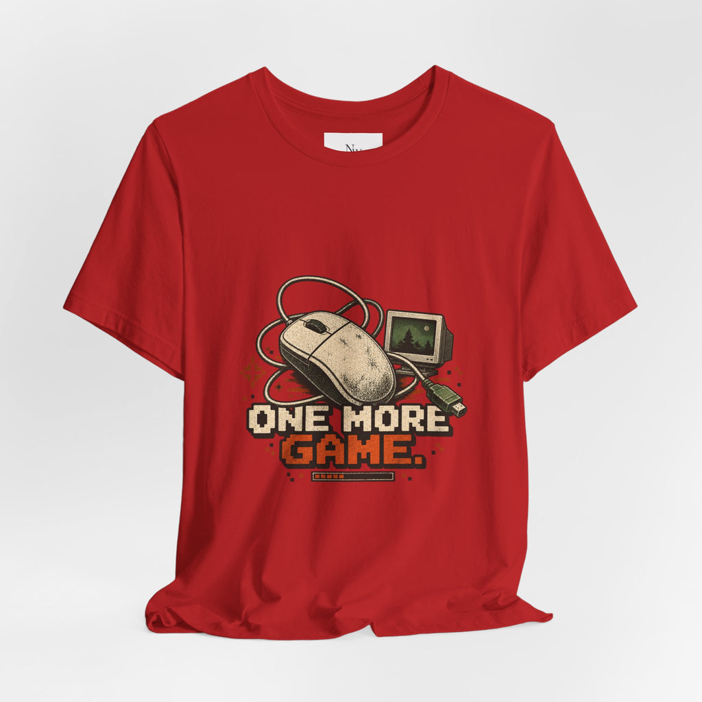 Gaming Tee — "One More Game" Retro LAN Party T-Shirt