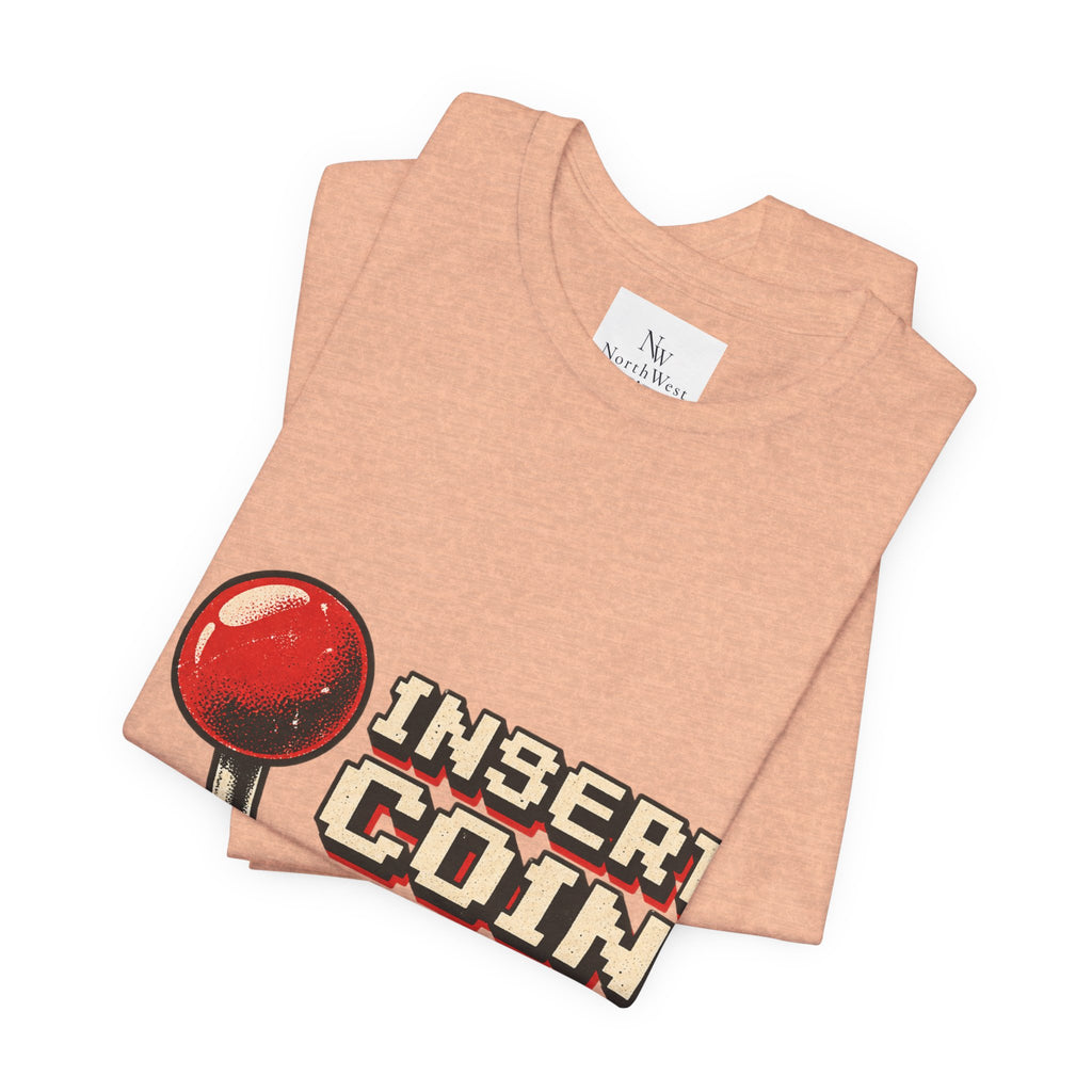 Insert Coin Arcade T‑Shirt — "One More Game" Retro Gaming Tee