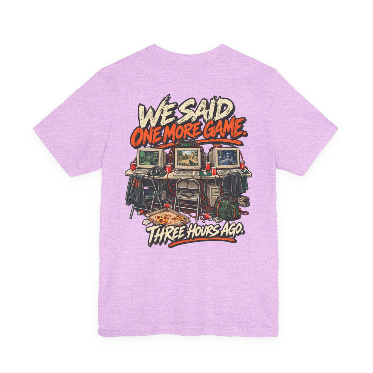 Gaming Tee — "One More Game" Retro LAN Party T-Shirt