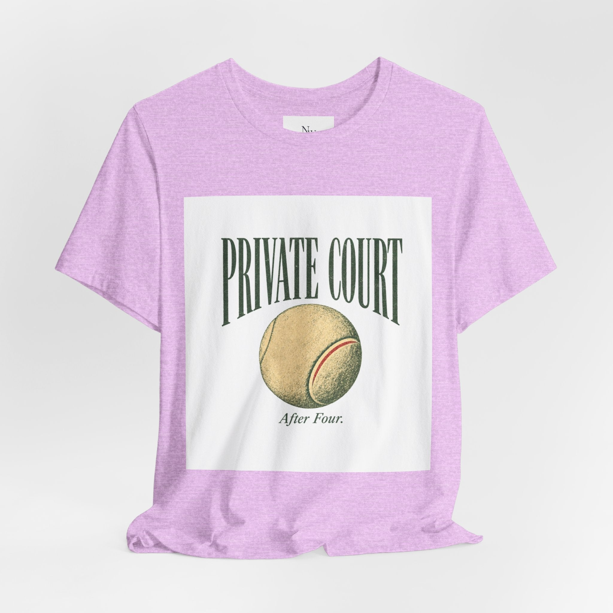 Private Court Tennis Tee — "After Four" Vintage Tennis Graphic T‑Shirt