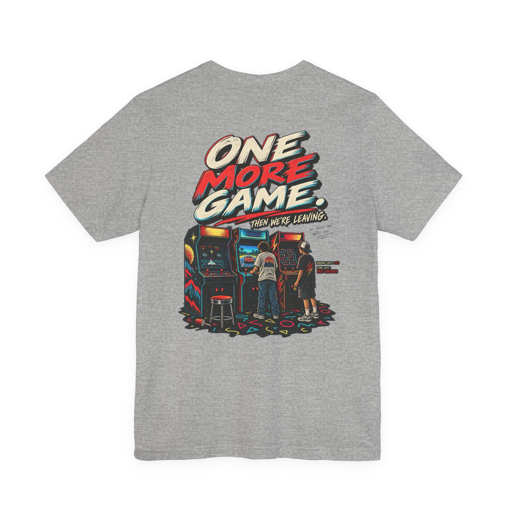 Insert Coin Arcade T‑Shirt — "One More Game" Retro Gaming Tee