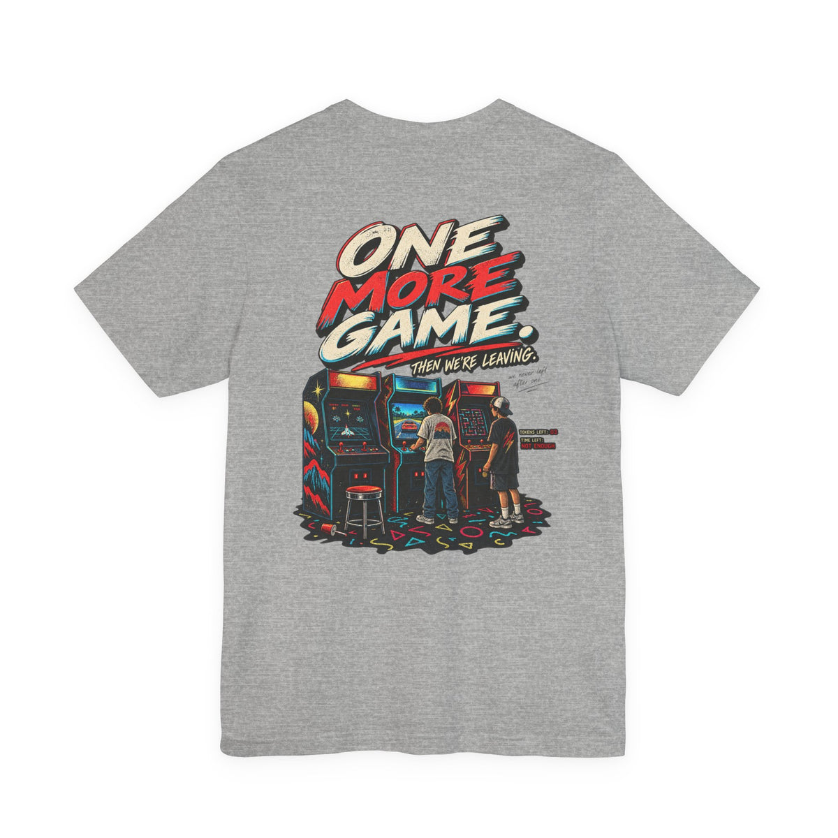Insert Coin Arcade T‑Shirt — "One More Game" Retro Gaming Tee