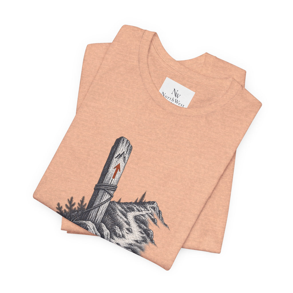 Take The Long Way T‑Shirt — Scenic Hiking Adventure Tee ("Take the Long Way" / "The Long Way Home")