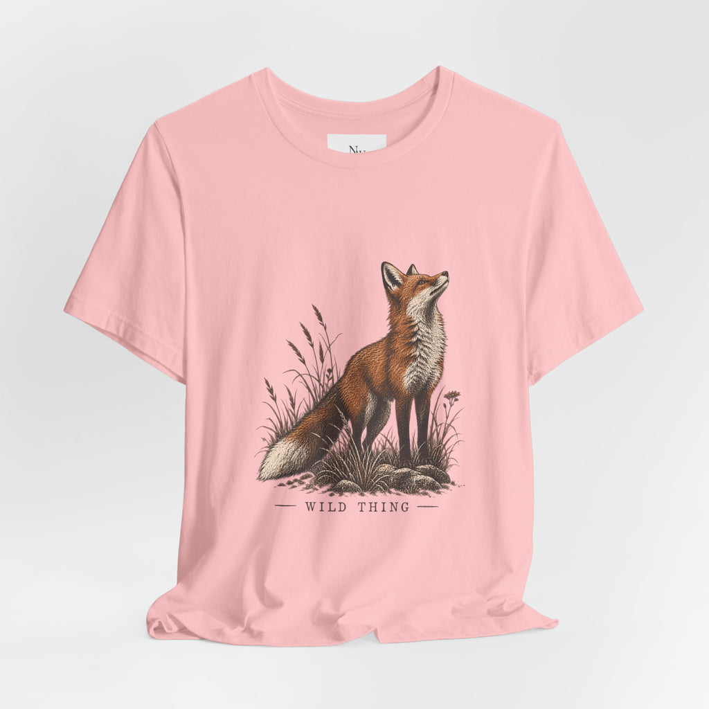 Wild Things Fox Tee — Woodland Nature Graphic T-Shirt