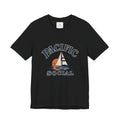 Pacific Social Sailboat Tee — Vintage Sunset Beach T-Shirt