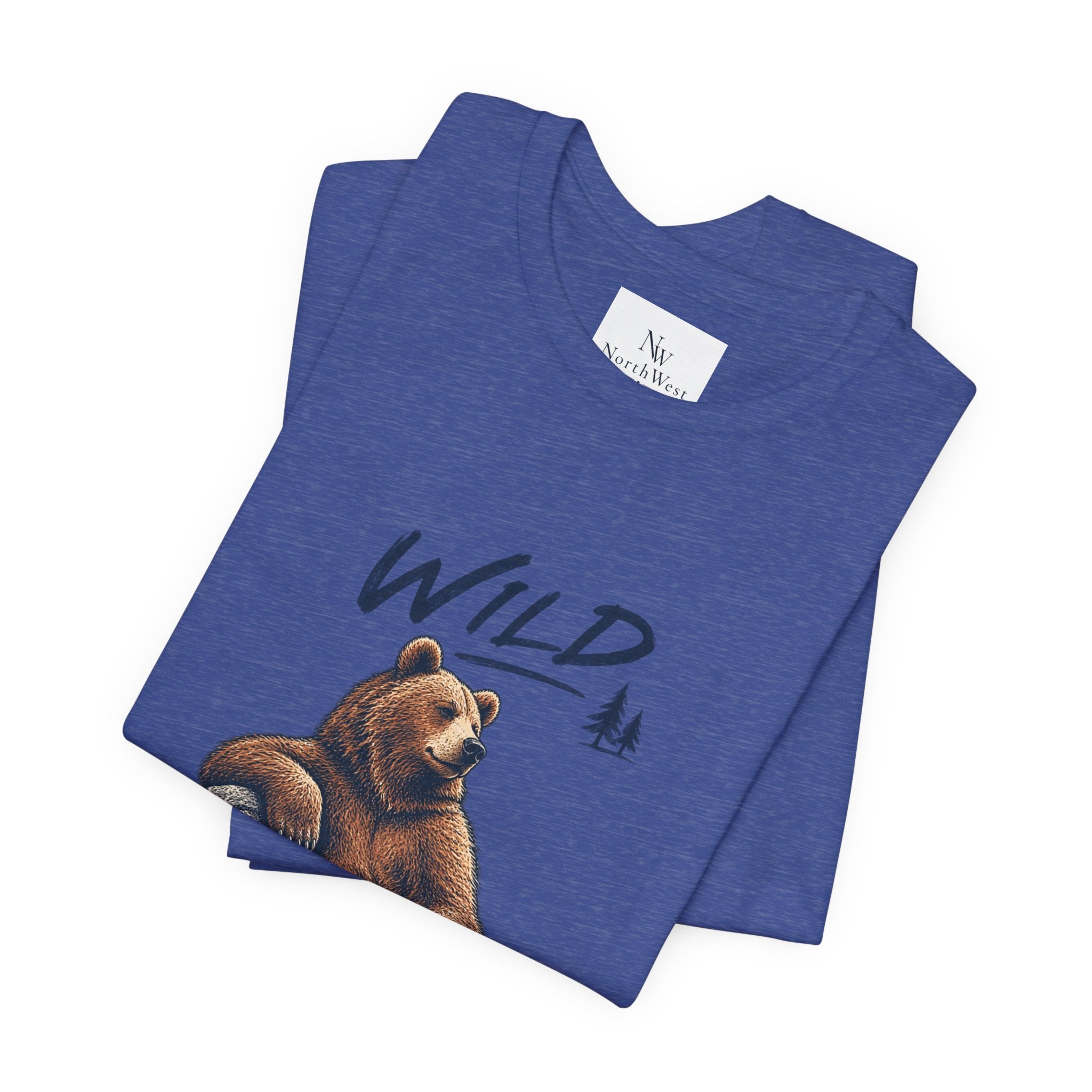 Wild at Heart Bear T-Shirt — Outdoor Nature Graphic Tee