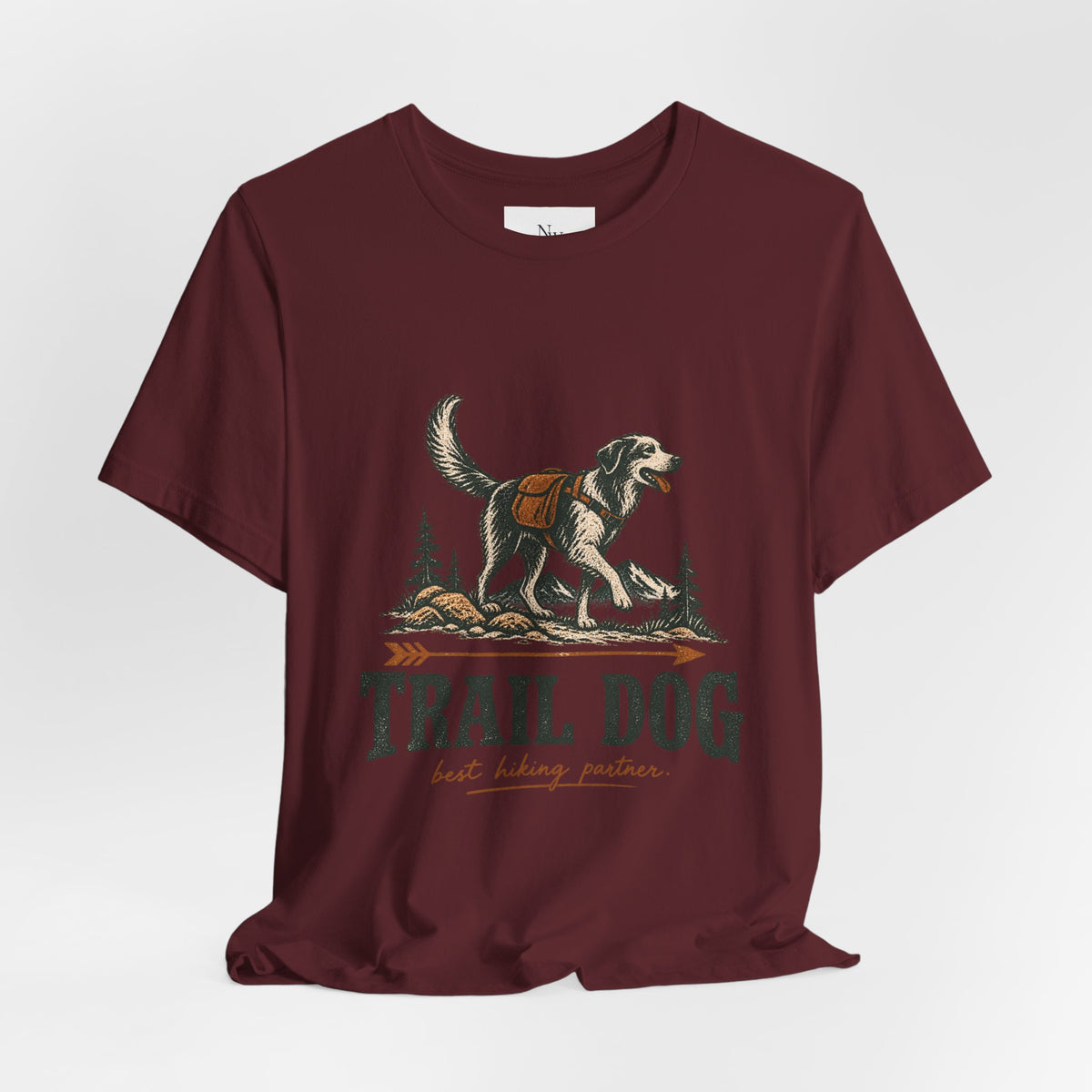 Trail Dog Tee — "Trails Are Better With Dogs" Outdoor Hiking Shirt
