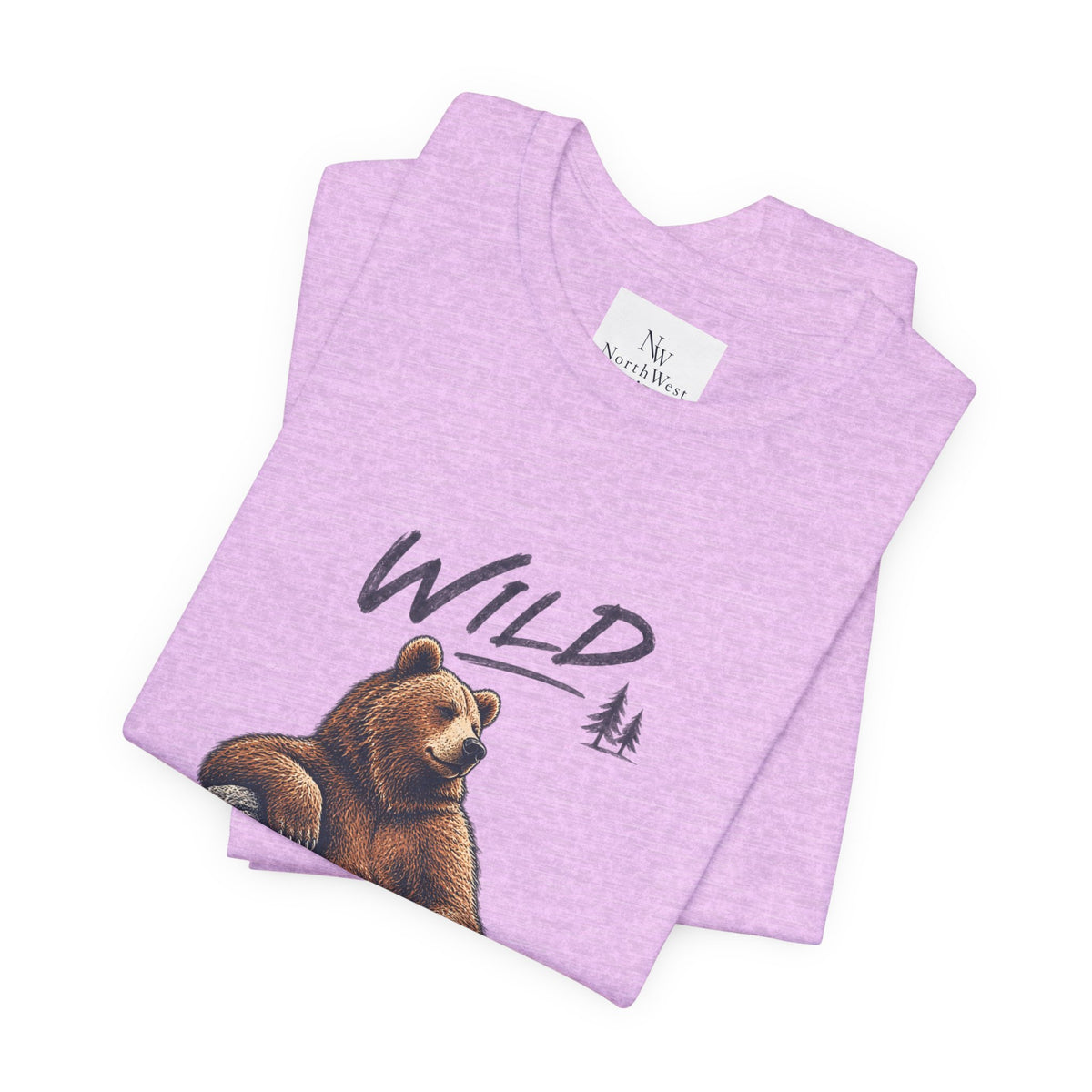 Wild at Heart Bear T-Shirt — Outdoor Nature Graphic Tee