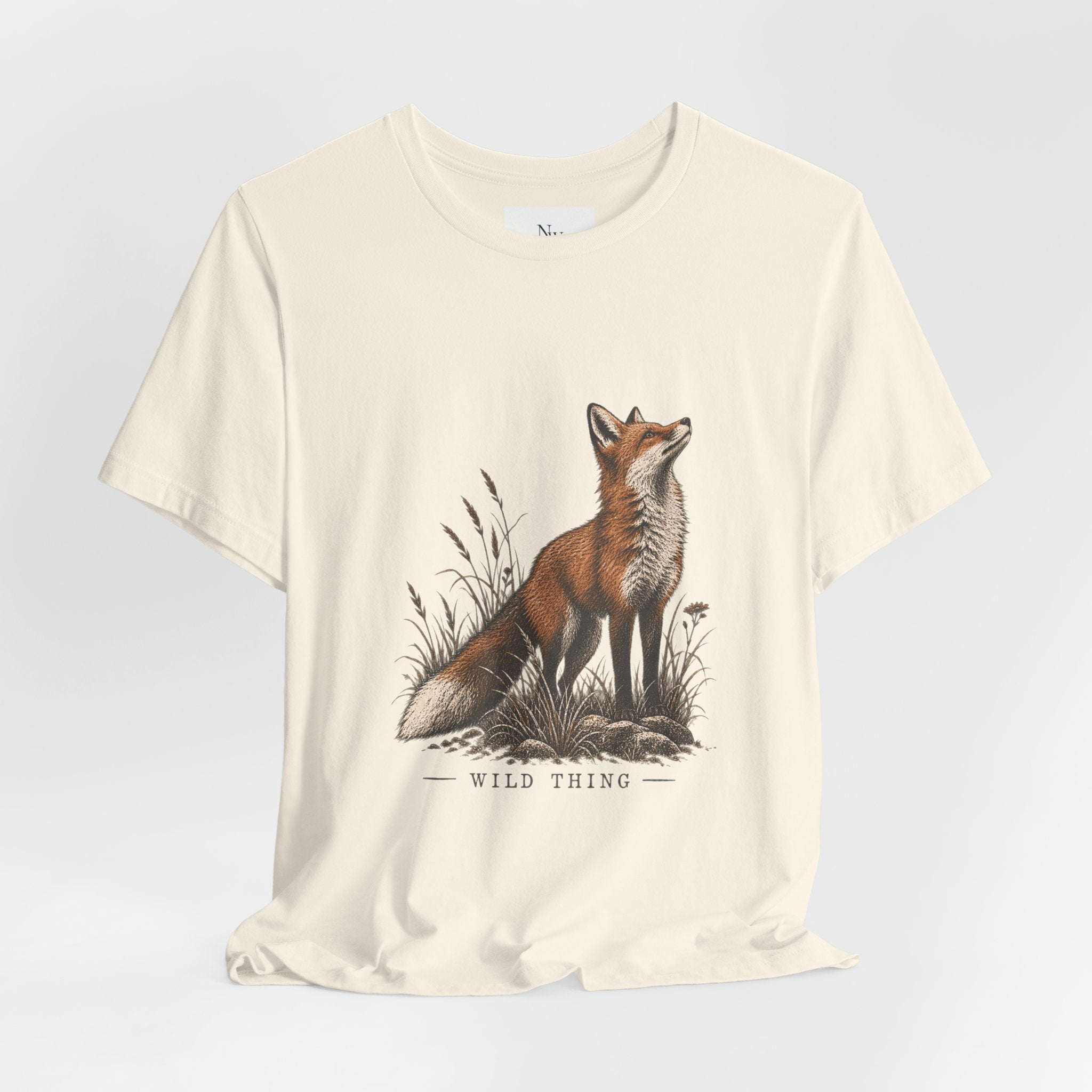 Wild Things Fox Tee — Woodland Nature Graphic T-Shirt