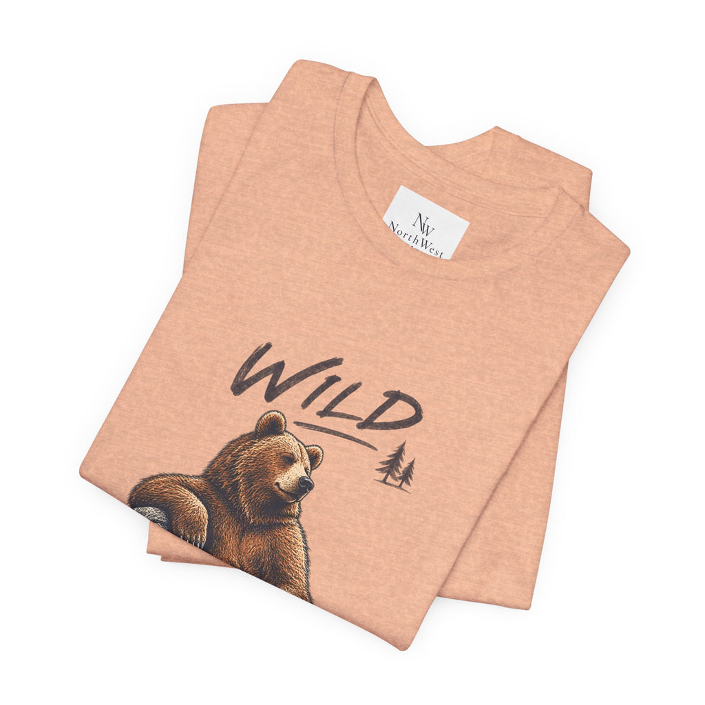 Wild at Heart Bear T-Shirt — Outdoor Nature Graphic Tee