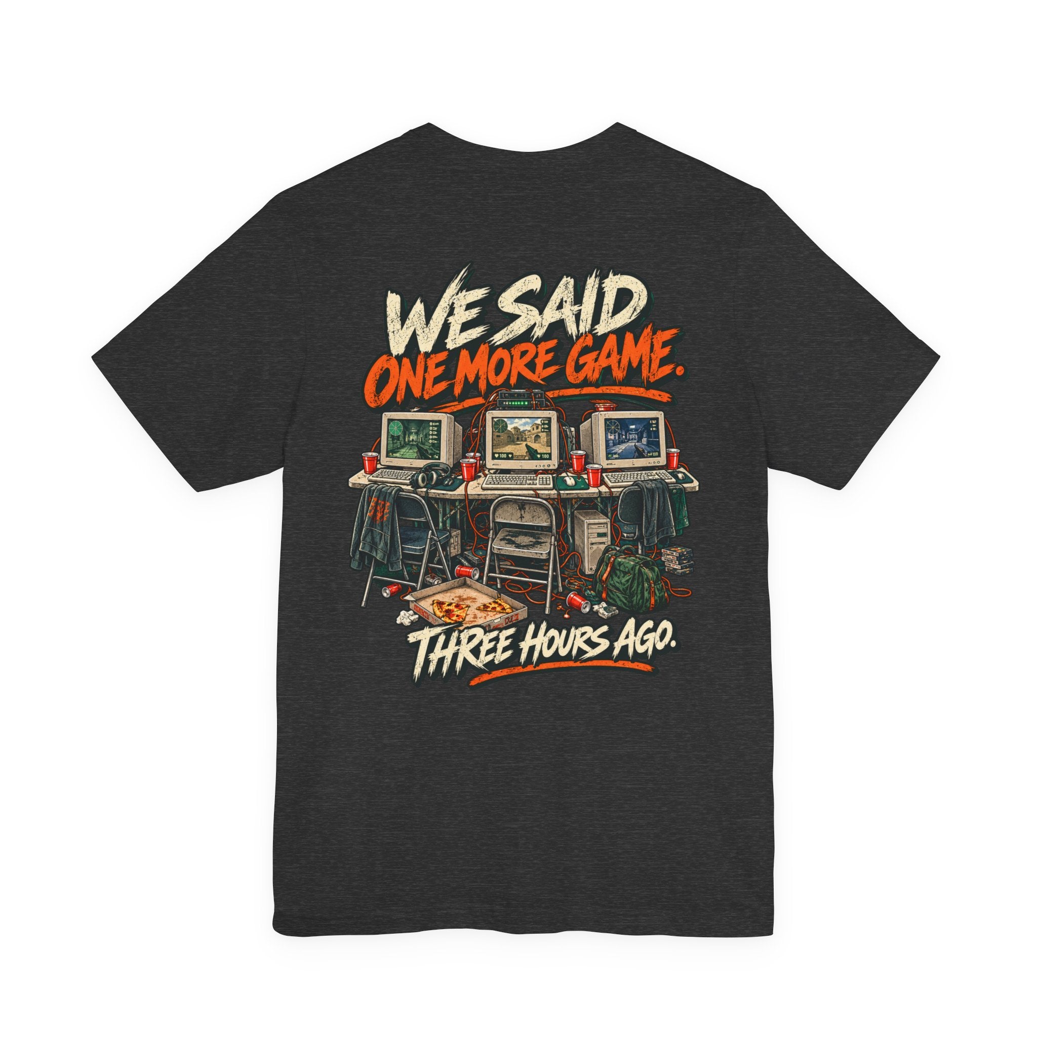 Gaming Tee — "One More Game" Retro LAN Party T-Shirt