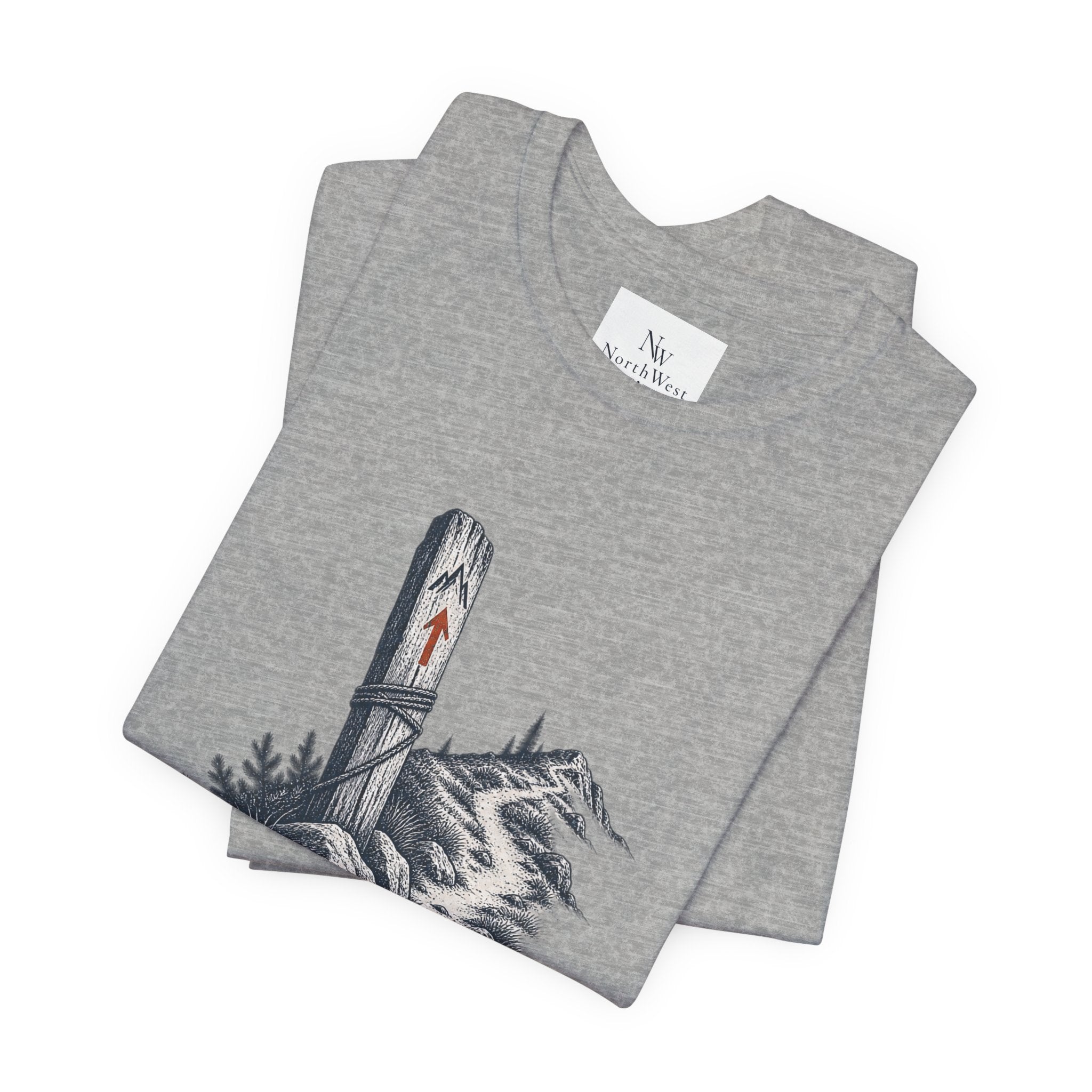 Take The Long Way T‑Shirt — Scenic Hiking Adventure Tee ("Take the Long Way" / "The Long Way Home")