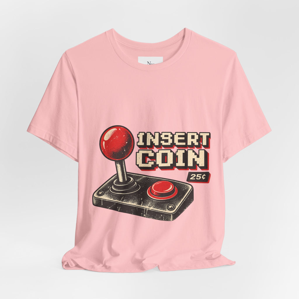 Insert Coin Arcade T‑Shirt — "One More Game" Retro Gaming Tee