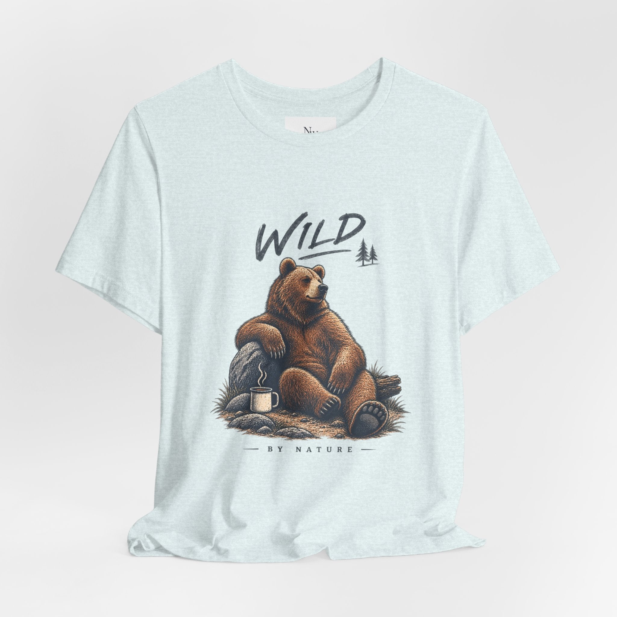 Wild at Heart Bear T-Shirt — Outdoor Nature Graphic Tee