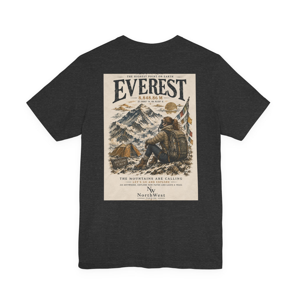 Everest Adventure Tee — Mountain Climber Vintage Graphic T‑Shirt
