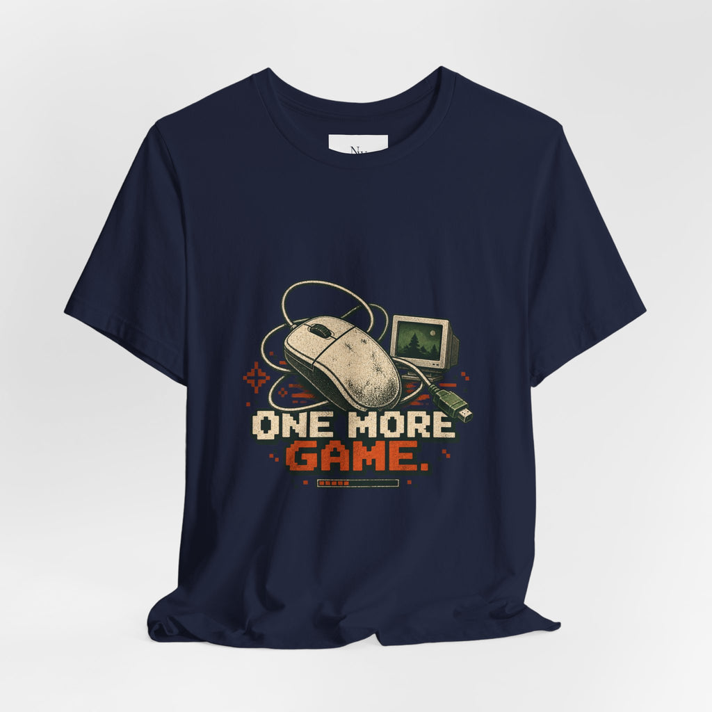 Gaming Tee — "One More Game" Retro LAN Party T-Shirt