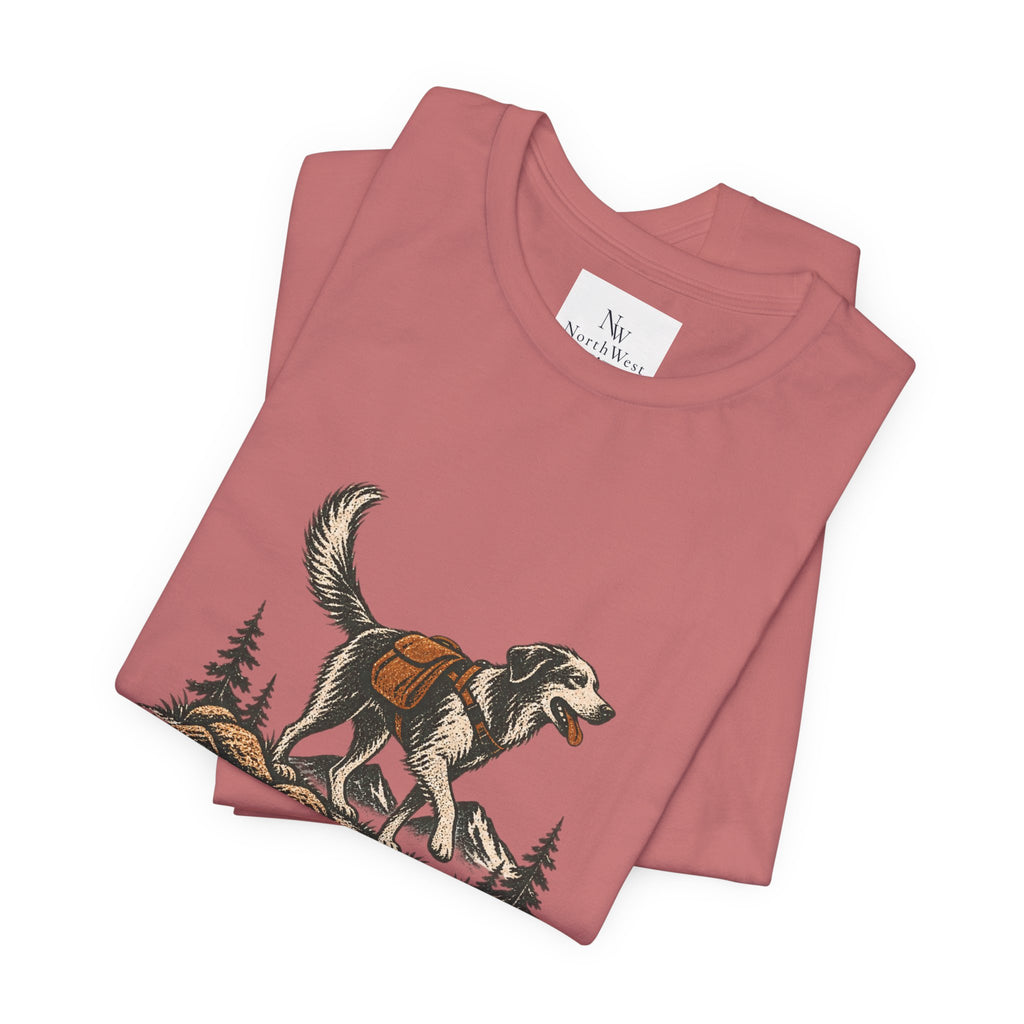 Trail Dog Tee — "Trails Are Better With Dogs" Outdoor Hiking Shirt