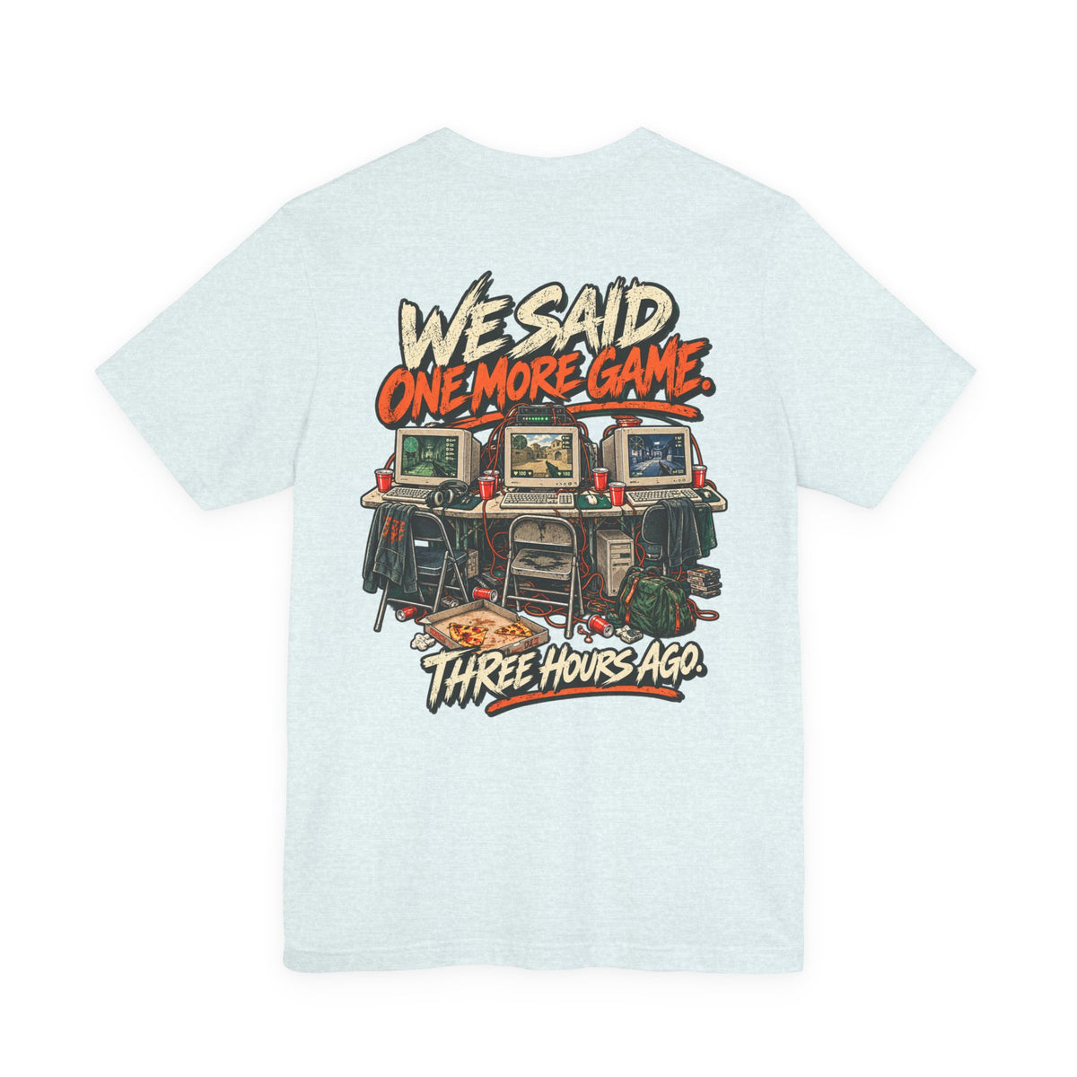Gaming Tee — "One More Game" Retro LAN Party T-Shirt