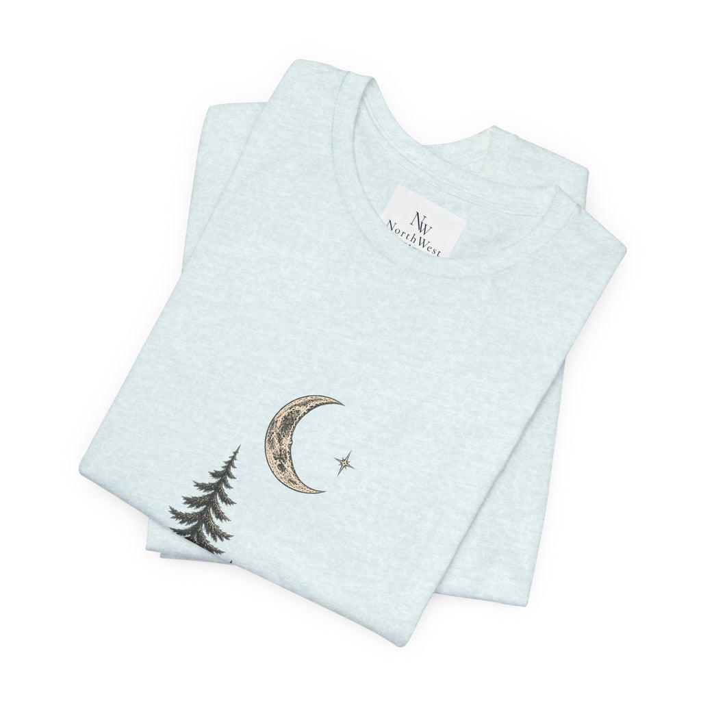 Campfire Adventure T-Shirt — “This Must Be The Place” Scenic Camping Tee