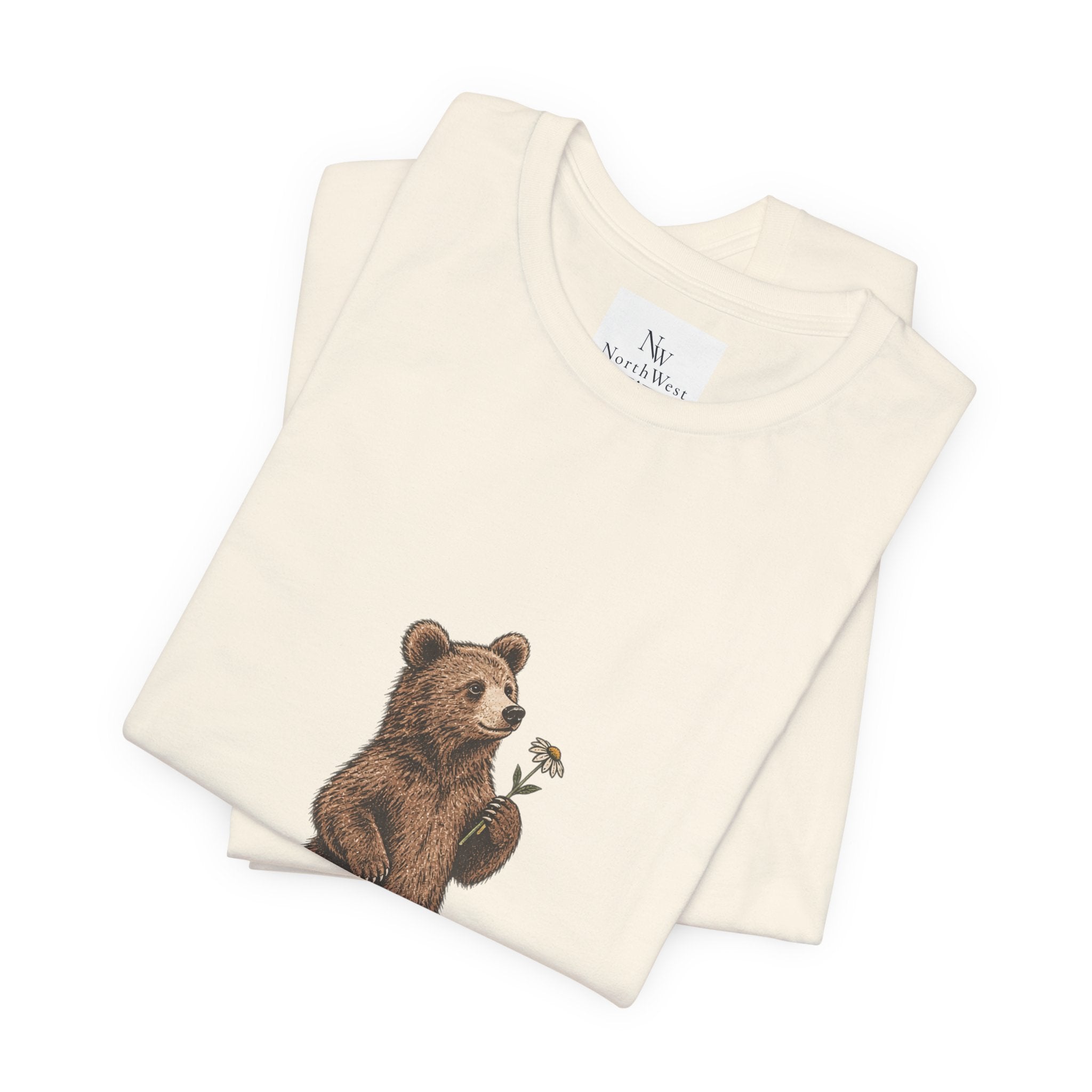Little Wild One Bear Tee — Born A Little Wild Graphic T-Shirt