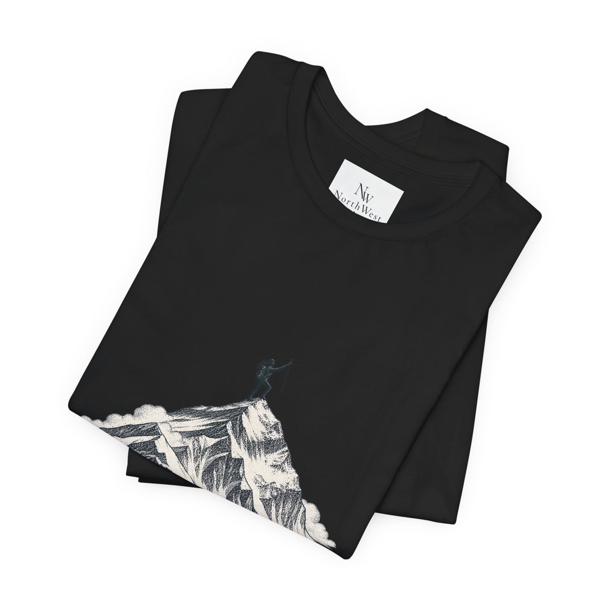 Everest Climber Tee — "She Made It" Mountain Summit Shirt (8848.86m)