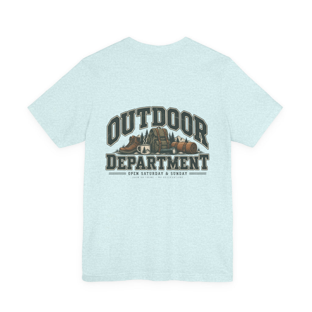Outdoor Dept. Graphic Tee — Adventure Camping T-Shirt