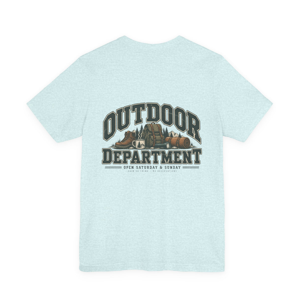Outdoor Dept. Graphic Tee — Adventure Camping T-Shirt