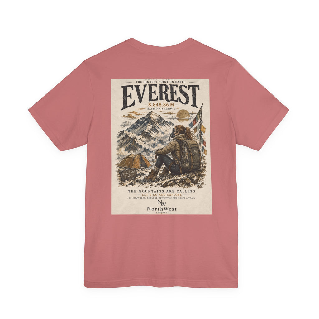 Everest Adventure Tee — Mountain Climber Vintage Graphic T‑Shirt