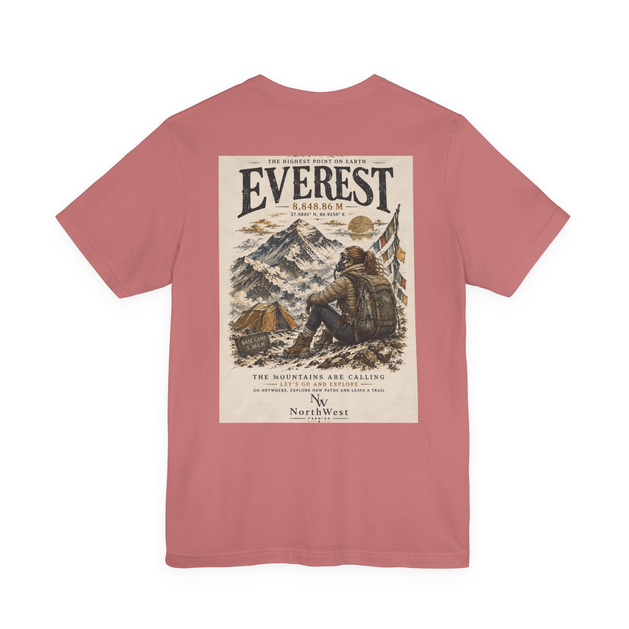 Everest Adventure Tee — Mountain Climber Vintage Graphic T‑Shirt