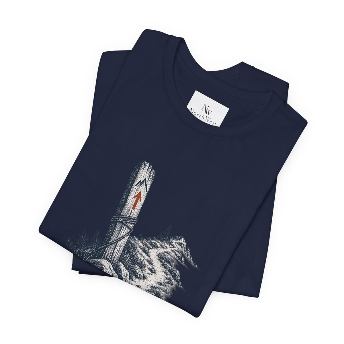 Take The Long Way T‑Shirt — Scenic Hiking Adventure Tee ("Take the Long Way" / "The Long Way Home")