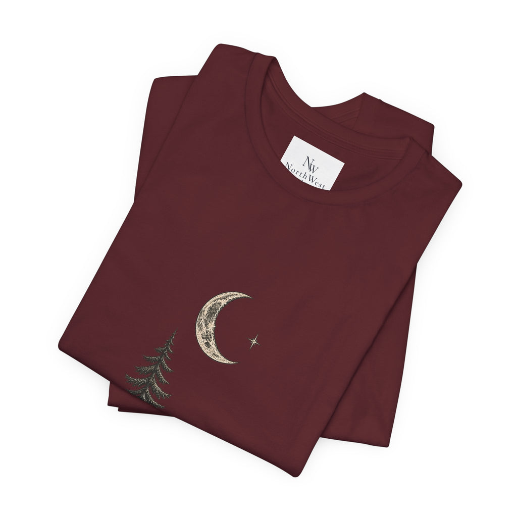 Campfire Adventure T-Shirt — “This Must Be The Place” Scenic Camping Tee