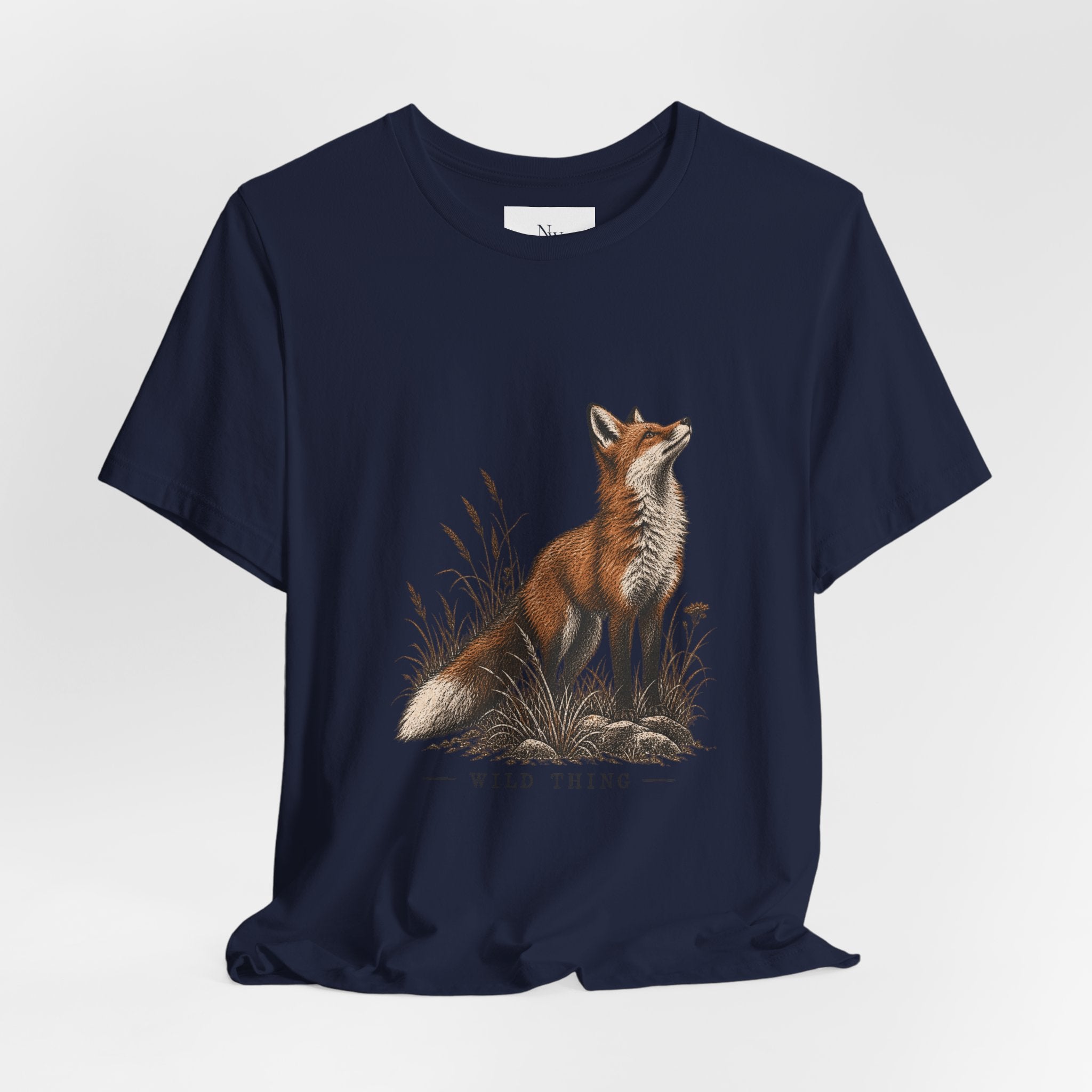 Wild Things Fox Tee — Woodland Nature Graphic T-Shirt