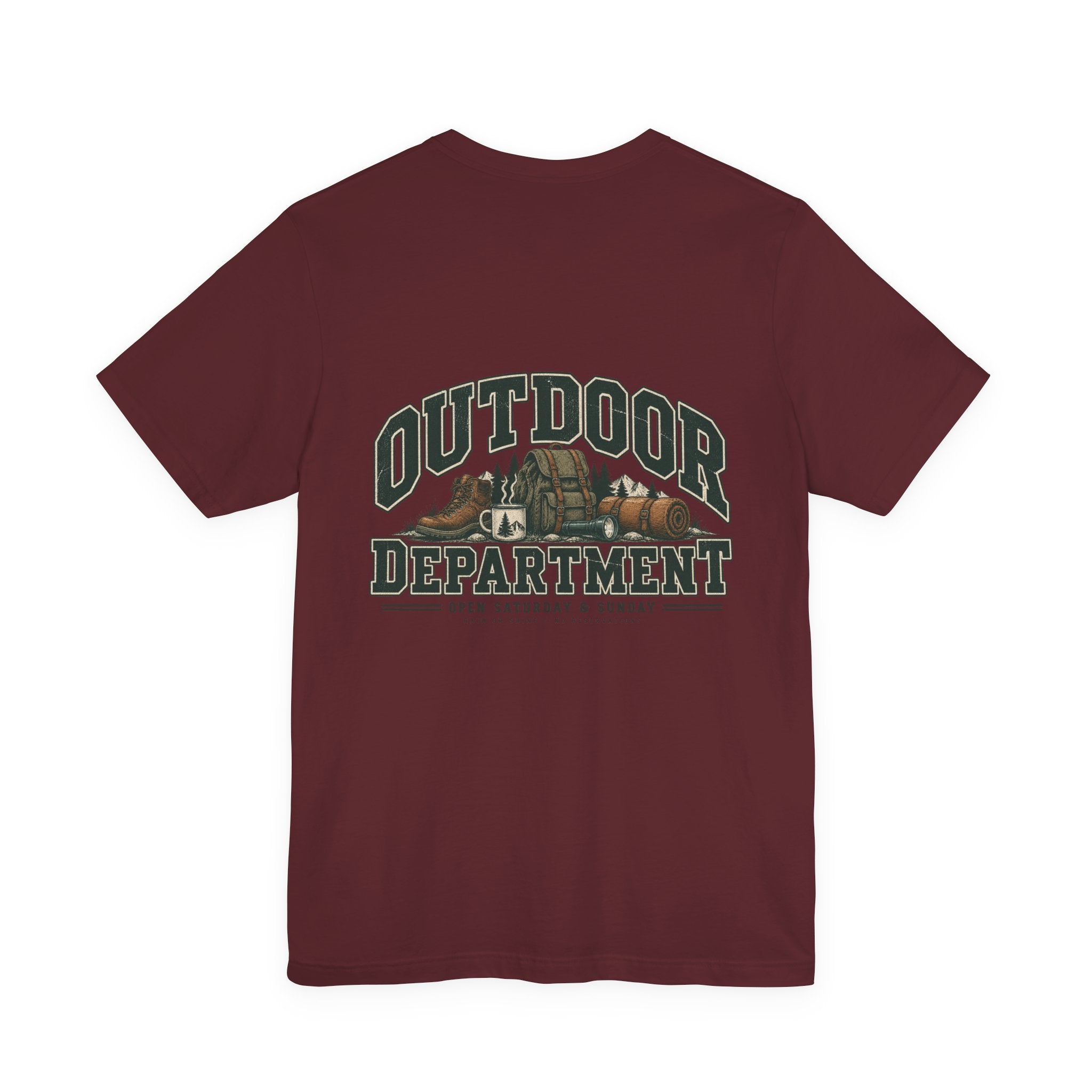 Outdoor Dept. Graphic Tee — Adventure Camping T-Shirt