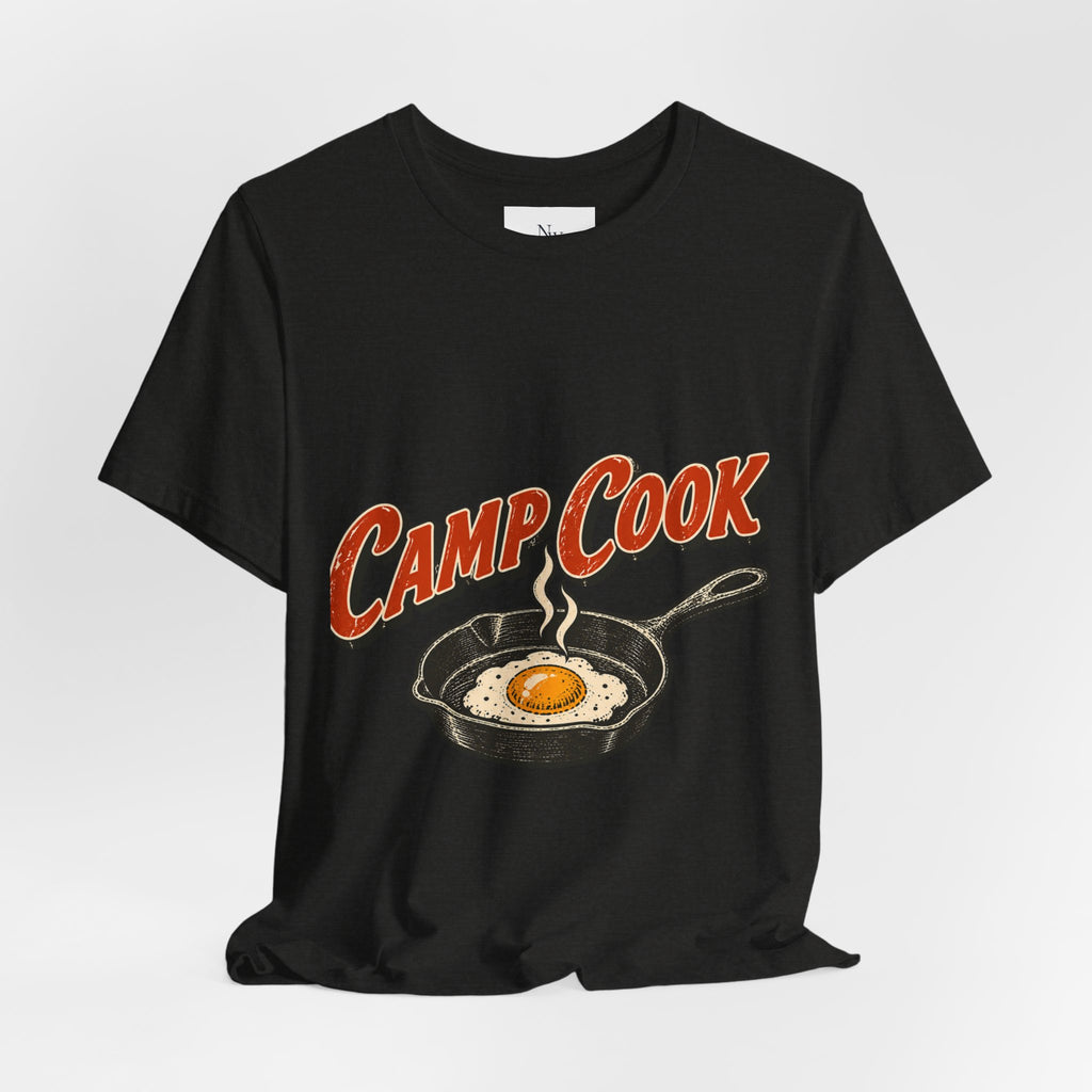 Camp Cook T‑Shirt — “Breakfast Tastes Better Outside” Camping Tee