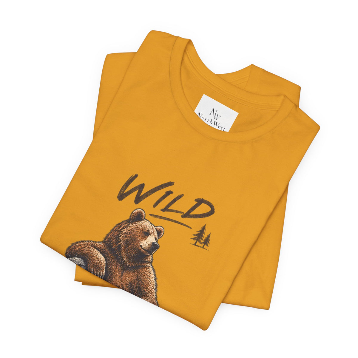 Wild at Heart Bear T-Shirt — Outdoor Nature Graphic Tee