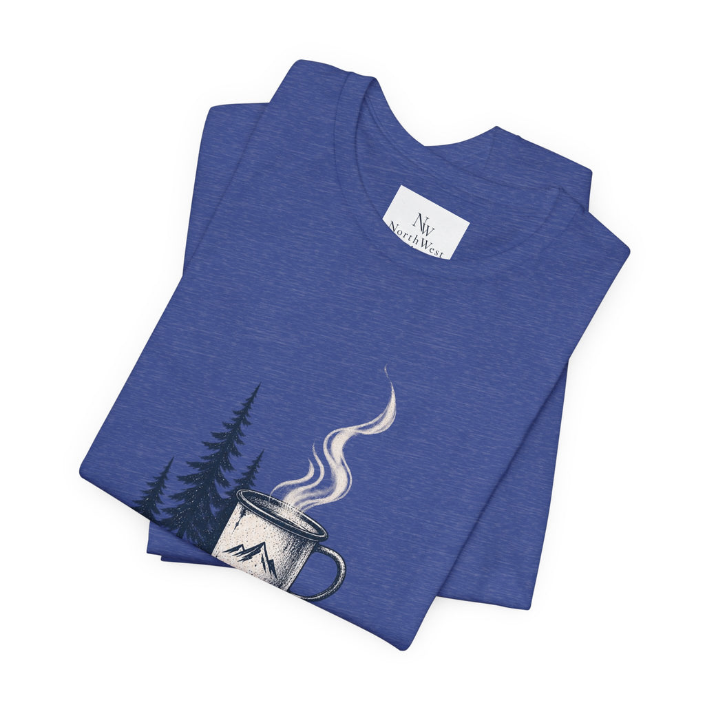 5:42 AM Camping T‑Shirt — "Before Everyone Else" Morning Coffee & Mountain Tee